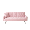 1730 Sofa Bed Armrest With Nail Head Trim With Two Cup Holders 72