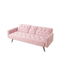 1730 Sofa Bed Armrest With Nail Head Trim With Two Cup Holders 72