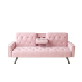 1730 Sofa Bed Armrest With Nail Head Trim With Two Cup Holders 72