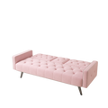 1730 Sofa Bed Armrest With Nail Head Trim With Two Cup Holders 72