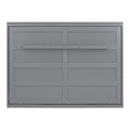 Full Size Murphy Bed Wall Bed,Gray Full Gray Plywood