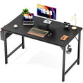 Modern Simple Style Wooden Work Office Desks With Storage,47 Inch,Black Black Iron