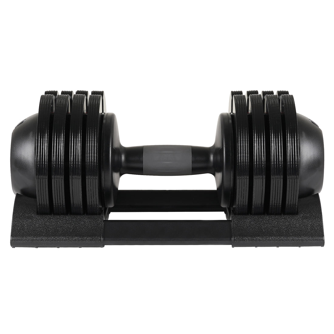 52Lbs Adjustable Dumbbell Steel And Plastic Black Steel