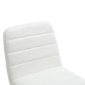 Low Bar Stools Set Of 2 Bar Chairs For Living Room Party Room Kitchen,Upholstered Pu Kitchen Breakfast Bar Stools With Footrest,Cream Cream Kitchen Foam Dry Clean Modern Bar Stools Foam Pu Leather