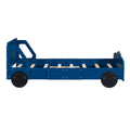 Twin Size Car Shaped Platform Bed With Wheels,Blue Blue Plywood