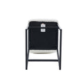 Low Bar Stools Set Of 2 Bar Chairs For Living Room Party Room Kitchen,Upholstered Pu Kitchen Breakfast Bar Stools With Footrest,Cream Cream Kitchen Foam Dry Clean Modern Bar Stools Foam Pu Leather