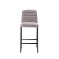 Low Bar Stools Set Of 2 Bar Chairs For Living Room Party Room Kitchen,Upholstered Linen Fabric Kitchen Breakfast Bar Stools With Footrest,Coffee Coffee Kitchen Foam Dry Clean Modern Bar Stools Foam Linen
