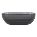 69 Inch Transparent Grey Solid Surface Bathtub For Bathroom Grey Oval Bathroom Oil Rubbed 61 69 In Soaking Center Solid Surface