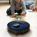 Geek Smart L7 Robot Vacuum Cleaner And Mop, Lds Navigation, Wi Fi Connected App, Selective Room Cleaning,Max 2700 Pa Suction, Ideal For Pets And Larger Home Ban On Black Abs Pc