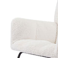 Nursery Rocking Chair Armchair For Mom And Baby Modern Glider Chair With Soft Seat And High Backrest For Nursery Living Room Bedroom Balcony Offices Offwhite Off White Foam Boucle