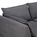 Modern Large U Shape Modular Sectional Sofa, Convertible Sofa Bed With Reversible Chaise For Living Room, Storage Seat Dark Gray Linen