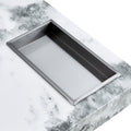A Modern And Practical Coffee Table, Black And White In Imitation Marble Pattern, Made Of Mdf Material. The Fusion Of Elegance And Natural Fashion 31.4