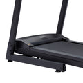 Treadmills 2.5 Hp Hydraulic Folding Removable Treadmill With 3 Speed Incline Adjustment, 12 Preset Programs, 3 Countdown Modes, Heart Rate, Bluetooth And More, Suitable For Home And Gym Use Black Steel