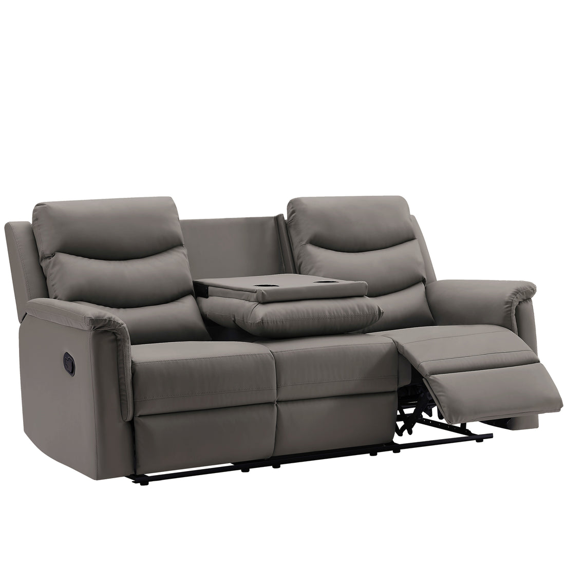 3 Seater Motion Sofa Grey Pu W22343700 K2553P167005 Gray Pu 3 Seat