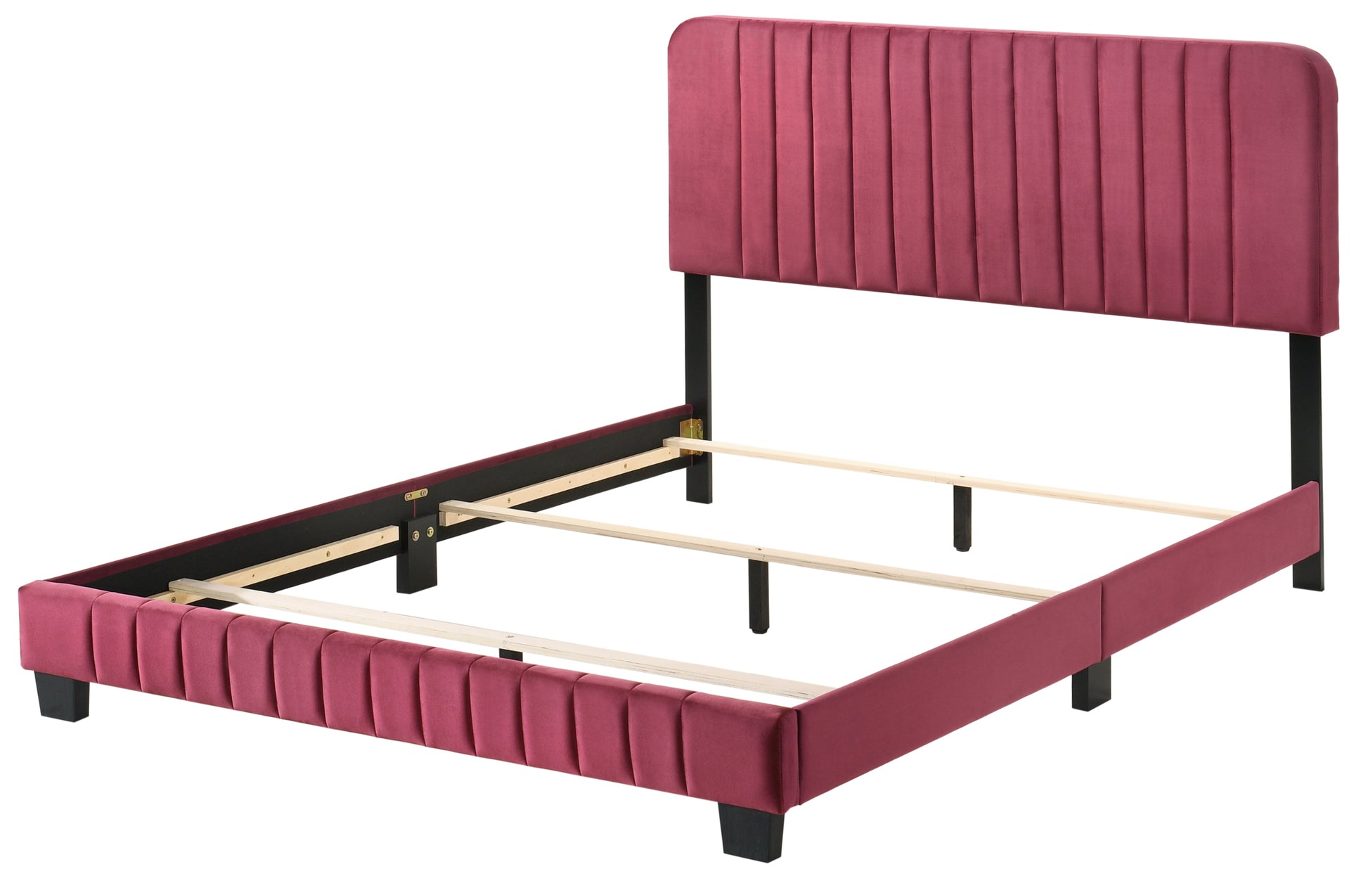 Lodi G0503 Kb Up King Bedcherry Cherry Foam Velvet