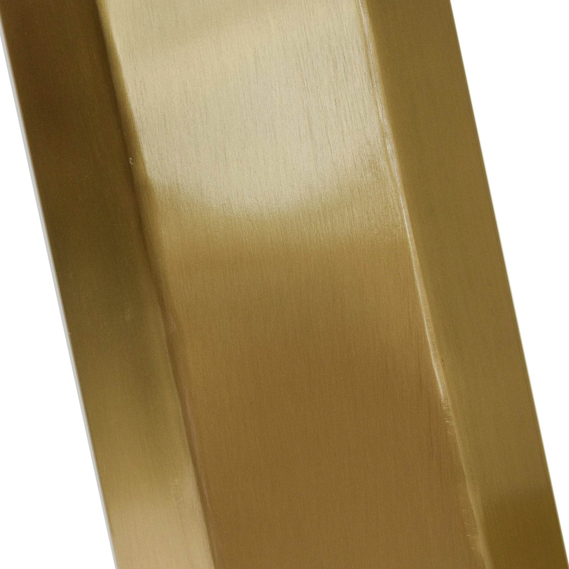 63 "Modern Artificial Stone White Panel Golden V Shaped Metal Legs Can Accommodate 6 8 People. White Gold Dining Room Metal Sintered Stone