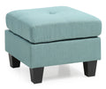 Newbury G500 O Ottomanteal Teal Foam Fabric