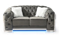 Sapphire G0590A L Loveseatgray Gray Foam Velvet