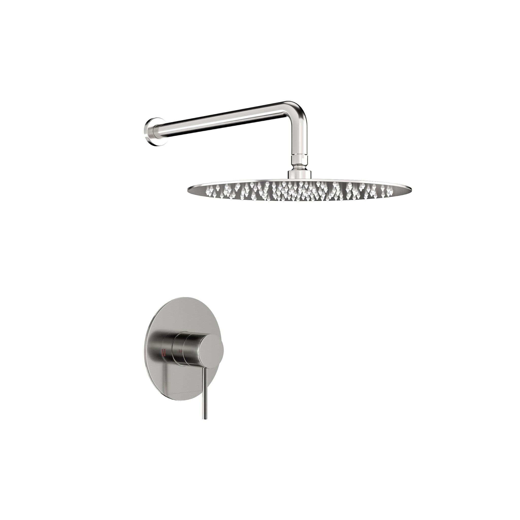 Shower Faucet Set,Shower System With 10 Inch Rainfall Shower Head And Shower Valve, Brushed Nickel Brushed Nickel Stainless Steel