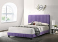 Lodi G0502 Kb Up King Bedpurple Purple Foam Velvet