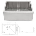 27 Inch Farmhouse Kitchen Sink 27