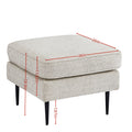 Living Room Upholstered Sofa With High Tech Fabric Surface Chesterfield Tufted Fabric Sofa Couch, Large White. White Primary Living Space American Design Polyester Chenille