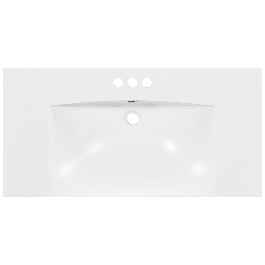 Sink Only 36 Inch Resin Sink Resin White Resin