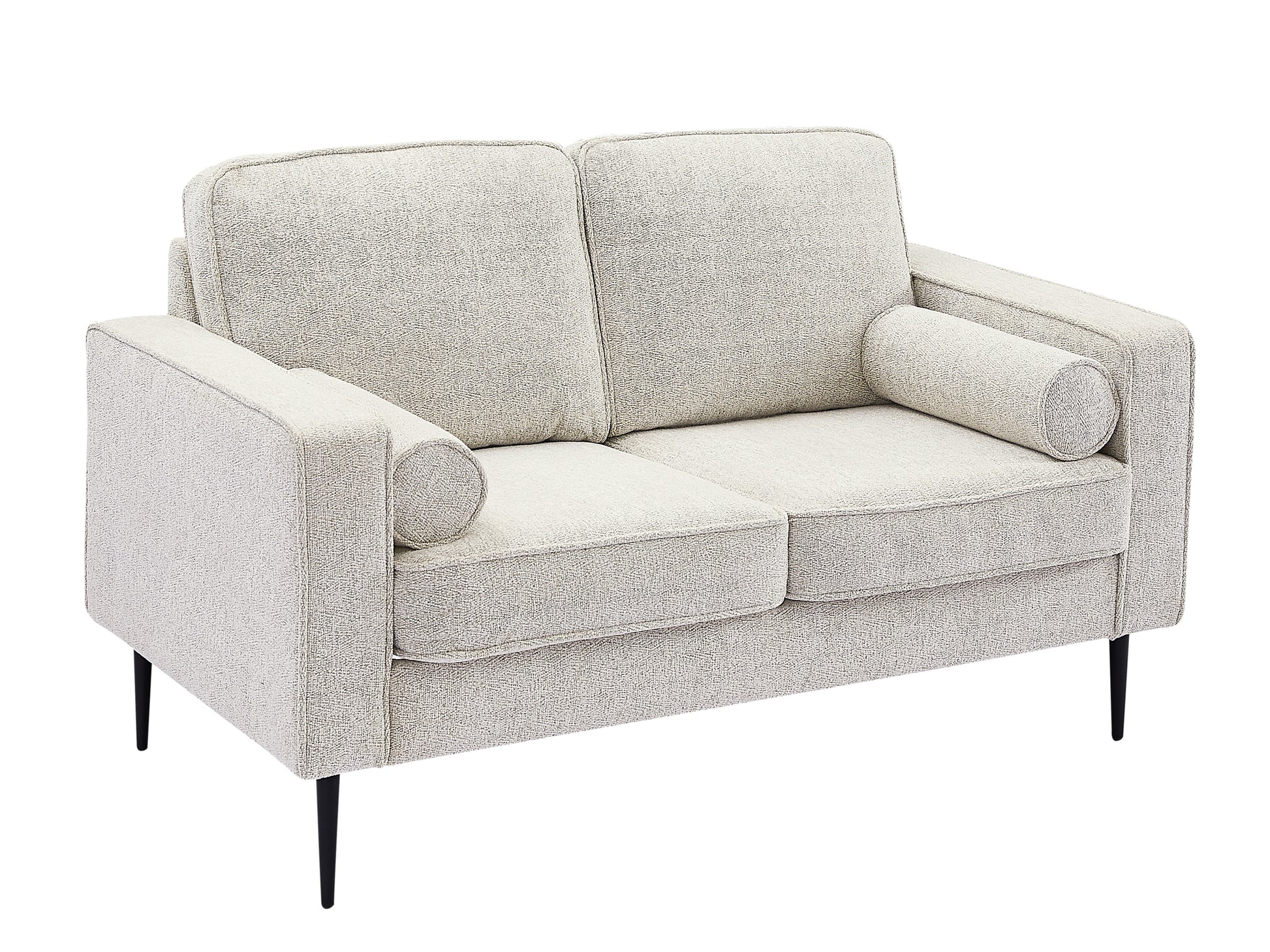 Living Room Upholstered Sofa With High Tech Fabric Surface Chesterfield Tufted Fabric Sofa Couch, Large White. White Primary Living Space American Design Polyester Chenille