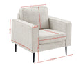 Living Room Upholstered Sofa With High Tech Fabric Surface Chesterfield Tufted Fabric Sofa Couch, Large White. White Primary Living Space American Design Polyester Chenille