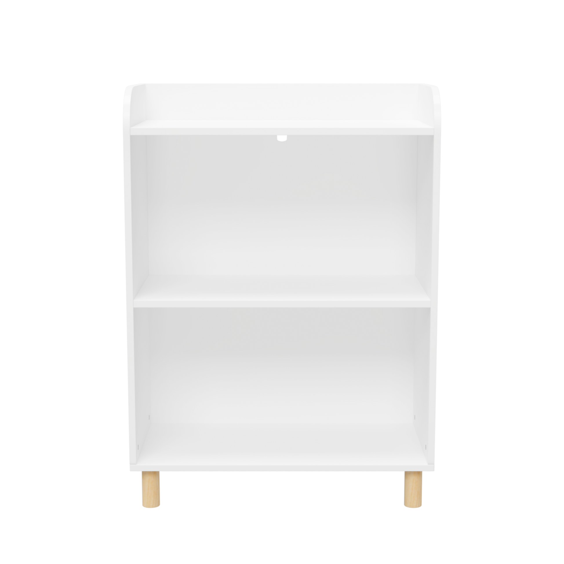 Kids 3 Tier Bookcase, Children'S Book Display, Bookshelf Toy Storage Cabinet Organizer For Children'S Room, Playroom, Nursery White Mdf