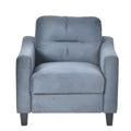 Couch Comfortable Sectional Couches And Sofas For Living Room Bedroom Office Small Space Gray Velvet 1 Seat