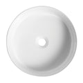 Ceramic Circular Vessel Bathroom Sink Art Sink Baa0014012Oo White Line Bathroom Ceramic