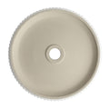 Ceramic Circular Vessel Bathroom Sink Art Sink Baa0014012Oo White Line Bathroom Ceramic