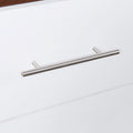 Twin Size Murphy Bed Wall Bed With Cabinet,White Twin White Solid Wood Mdf