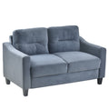 Couch Comfortable Sectional Couches And Sofas For Living Room Bedroom Office Small Space Gray Velvet 2 Seat