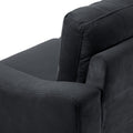 Couch Comfortable Sectional Couches And Sofas For Living Room Bedroom Office Small Space Black Velvet 1 Seat