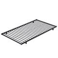 Metal Bunk Bed With Trundle Black Black Metal