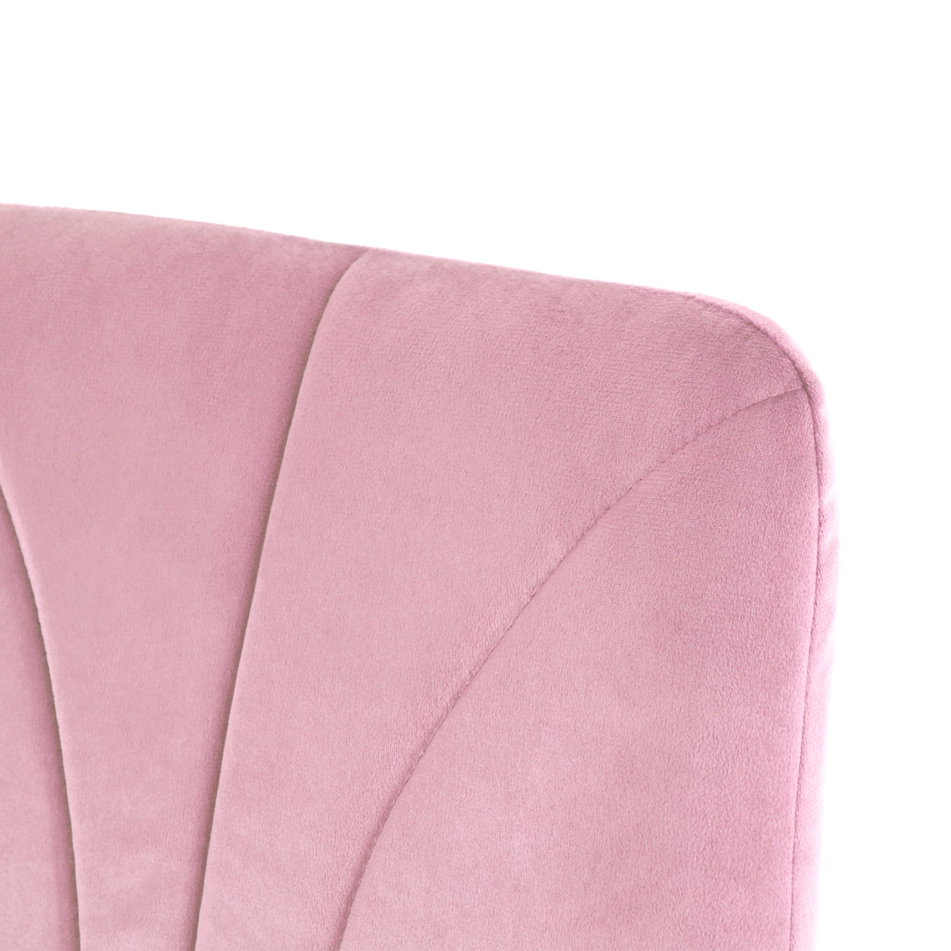Modern Simple Light Luxury Dining Pink Chair Home Bedroom Stool Back Dressing Chair Student Desk Chair Gold Metal Legs Set Of 4 Pink Metal
