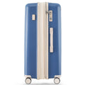 Luggage Sets 3 Piece Suitcase Set 20 24 28 With Usb Port,Carry On Luggage Airline Approved,Pp Lightweight Suitcase With Spinner Wheels, Blue And Ivory Blue Polypropylene