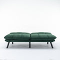 Emerald Convertible Folding Modern Sofa Bed Twin Emerald White Primary Living Space Modern Pine Foam Upholstered