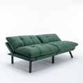 Emerald Convertible Folding Modern Sofa Bed Twin Emerald White Primary Living Space Modern Pine Foam Upholstered