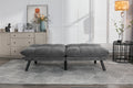 Light Grey Convertible Folding Modern Sofa Bed Twin Light Grey White Primary Living Space Modern Pine Foam Upholstered