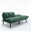 Emerald Convertible Folding Modern Sofa Bed Twin Emerald White Primary Living Space Modern Pine Foam Upholstered