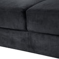 Couch Comfortable Sectional Couches And Sofas For Living Room Bedroom Office Small Space Black Velvet 2 Seat