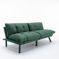 Emerald Convertible Folding Modern Sofa Bed Twin Emerald White Primary Living Space Modern Pine Foam Upholstered