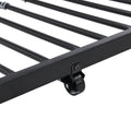 Metal Bunk Bed With Trundle Black Black Metal