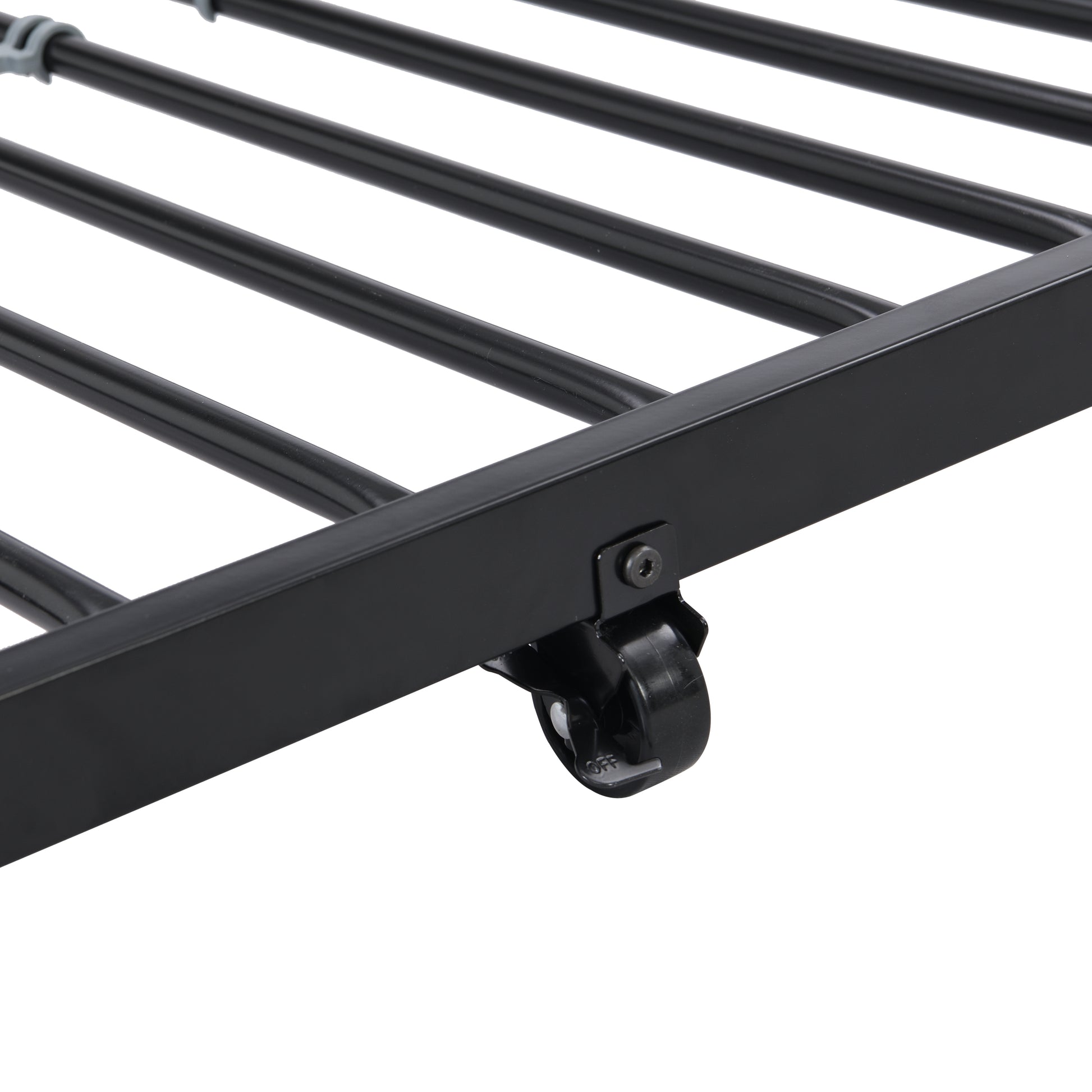 Metal Bunk Bed With Trundle Black Black Metal