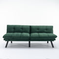 Emerald Convertible Folding Modern Sofa Bed Twin Emerald White Primary Living Space Modern Pine Foam Upholstered