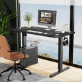 Electric Height Adjustable Standing Desk,Sit To Stand Ergonomic Computer Desk,Black,40'' X 24