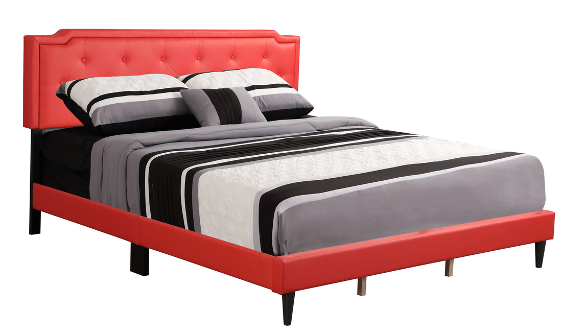 Deb G1117 Kb Up King Bed All In One Boxred Red Foam Pu